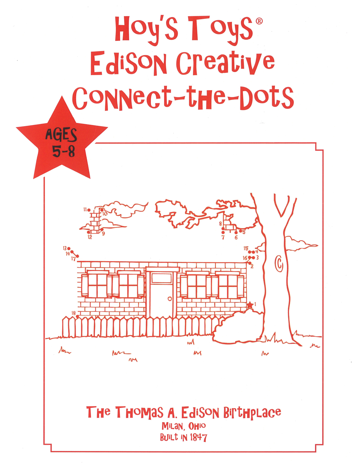 Hoy's Toys Thomas Edison Creative Connect-the-Dots (5 to 8)