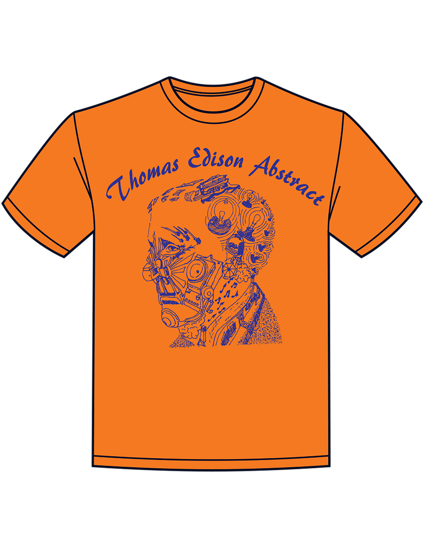 Thomas Edison Abstract T-Shirts