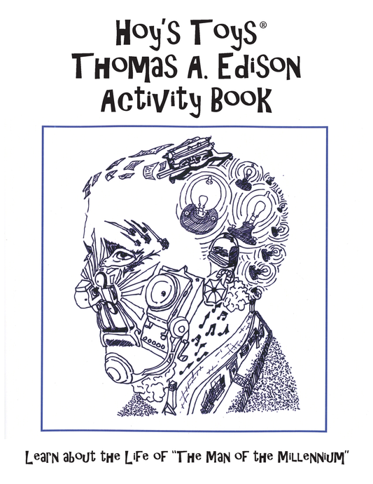 Hoy's Toys Thomas Edison Activity Book (ages 9 to adult)