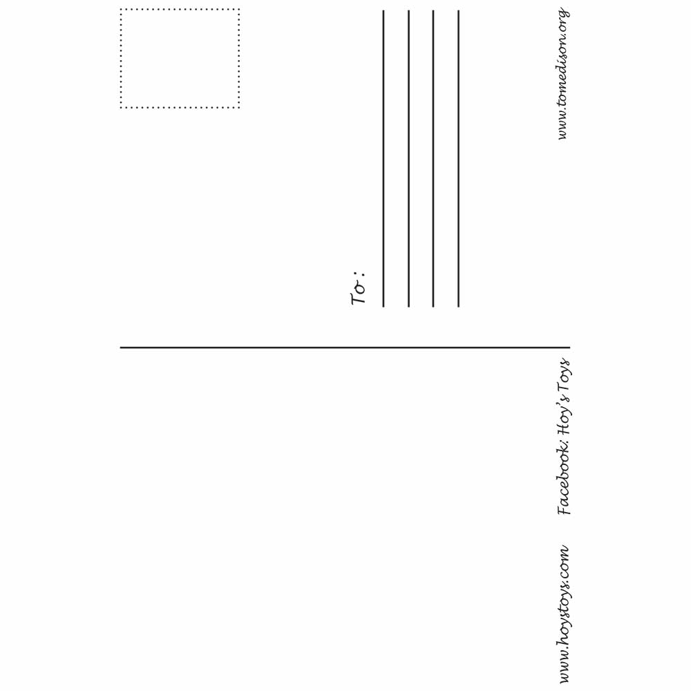 Thomas Edison Abstract Post Cards