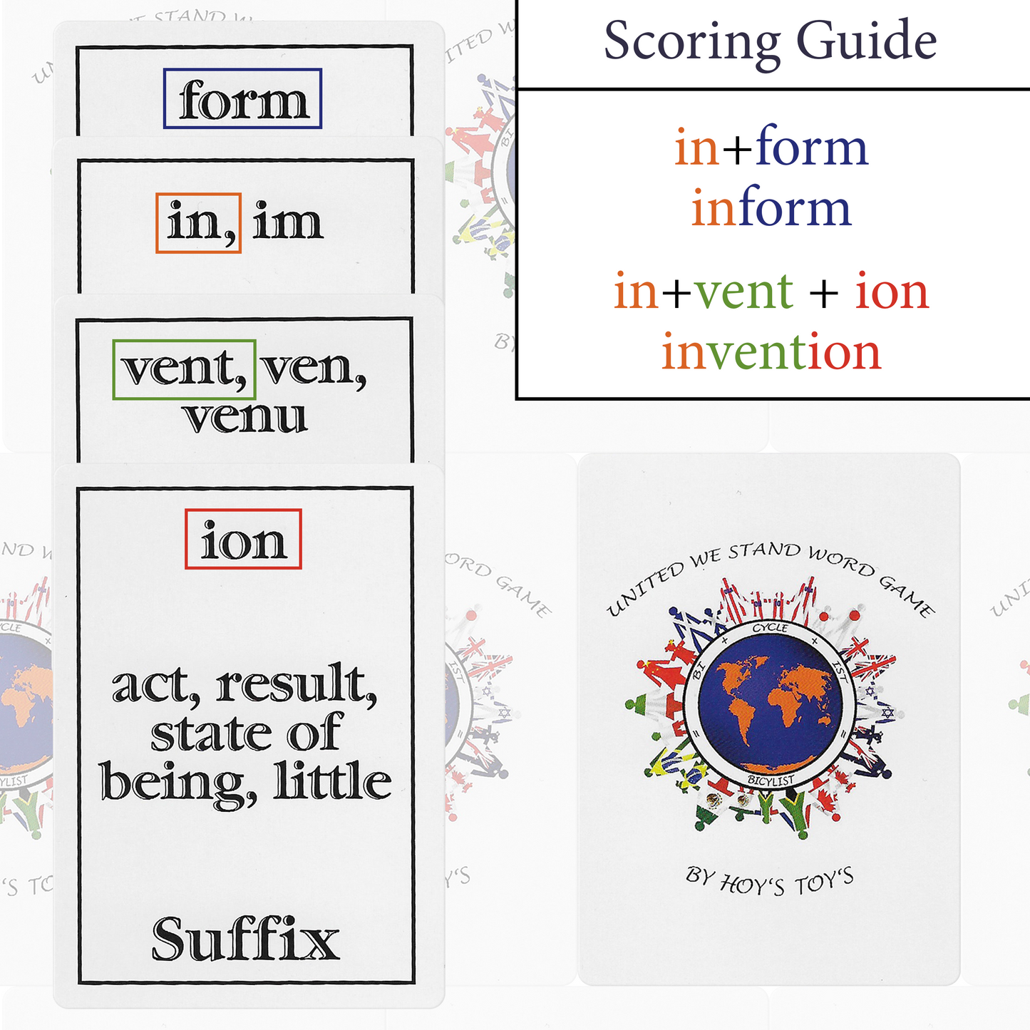 Hoy's Toys United We Stand Word Game - General Vocabulary (ages 9 to adult)
