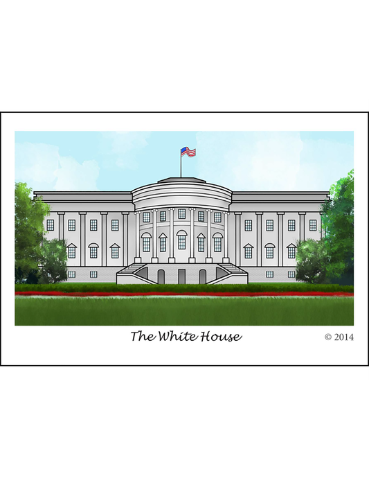 Hoy's Toys United We Stand Ohio Presidential Series Post Cards * US White House