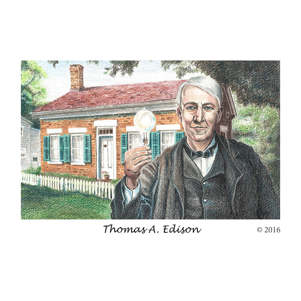 Thomas Edison Birthplace Post Cards