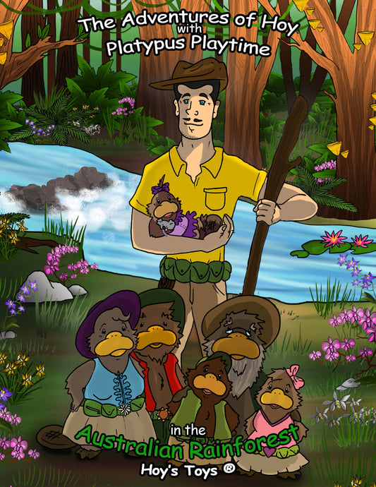 The Adventures of Hoy with Platypus Playtime in the Australian Rainforest